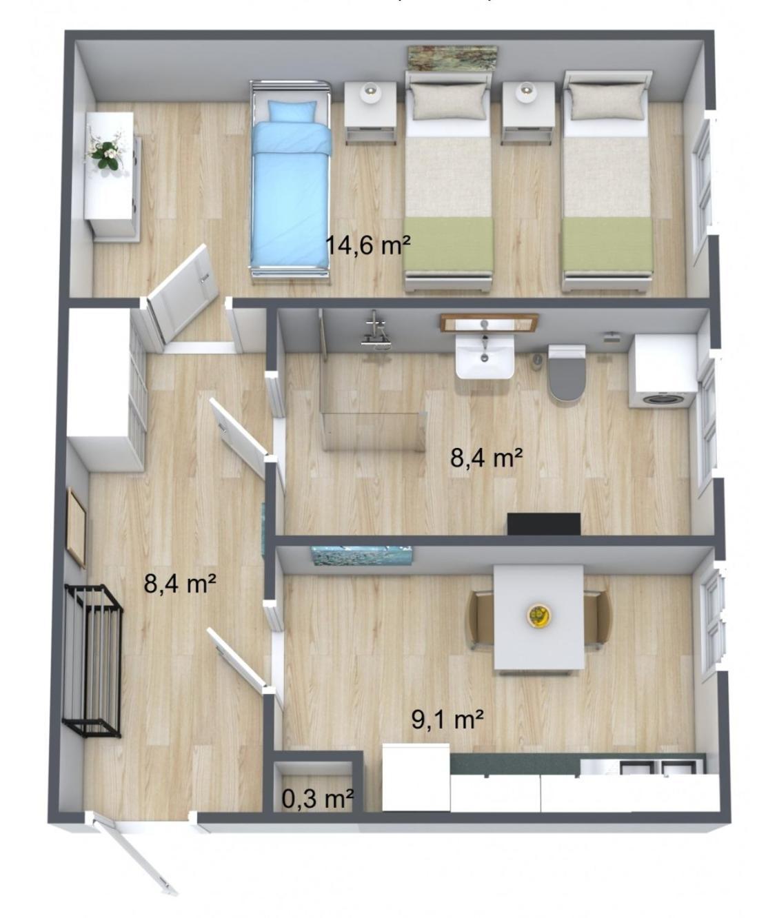 Zollikof Aparts - Sauna & Studioapartments Leipzig Exterior photo